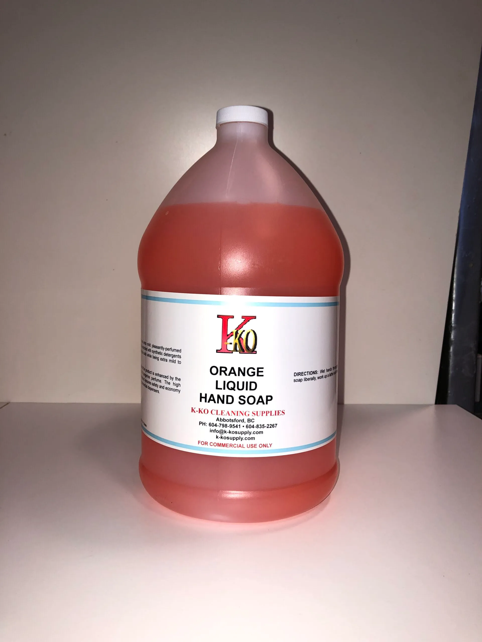 ORANGE LIQUID HAND SOAP 4L